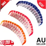 Power Dual Line Stunt Parafoil Kites Rainbow Beach Sports Funny For Beginners
