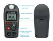 NEW 0~200,000lux Range Light Meter Illuminometer lux/fc Photometer Tester
