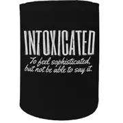 Alcohol Animal Stubby Holder - Intoxicated - Funny Novelty Birthday Gift Joke Beer Can Bottle Coolie