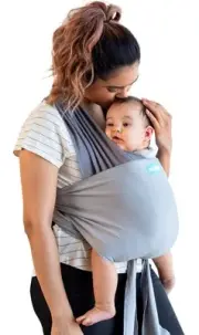 Moby Easy-Wrap Baby Carrier - Smoked Pearl