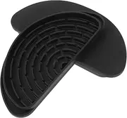 RORPOIR Fridge Drip Catcher Tray Set of 2 Silicone Water Drip Catcher for Refrigerator Leak Proof Black Kitchen Utility