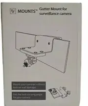 Wasserstein Gutter Mount for Surveillance Camera Arlo Pro/ Blink XT/ New/Black