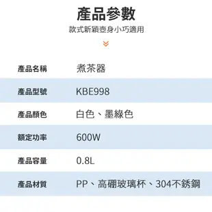 煮茶器 快煮壺 蒸汽煮茶器 黑茶壺 辦公室熱水壺 保溫茶壺 玻璃花茶壺 養生壺 家用煎藥壺 養生壺 (7.7折)