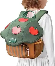LeoLeoyy Kids Travel Backpacks, Cute Toddler Backpack, Large Capacity Cartoon Style Backpack for Girls - Outdoor Adventure Bag for Preschool Children Aged 3-6 Years for Umbrella, S (Green)