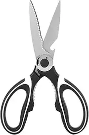 Kitchen Shears, Multifunctional Heavy Duty Kitchen Scissors Kitchen Shears Multifunctional Shear Stainless Steel Scissor for Kitchen Cloth Walnut
