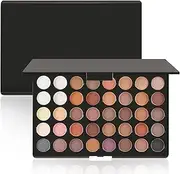 Apooliy Eyeshadow Palette 40 Pigmented Matte Shimmer Eye Shadow Makeup Palette Glitter Waterproof Long Lasting