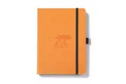Dingbats Earth: A5 Tangerine Serengeti Notebook - Dotted