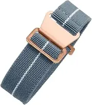 [QCLCVBBFGW] Weave Vintage Nylon Watchband Fit For Tudor Fit For Seiko Fit For Parachute Package Watch Strap Men's Elastic 20/22mm