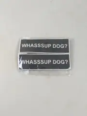 Dean And Tyler Patch Set 2 Whasssup Dog Patches - Hook & Loop -