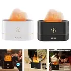 3D Flame Essential Oil Diffuser Aroma Humidifier 180ml USB Air Purifier Mist AUS