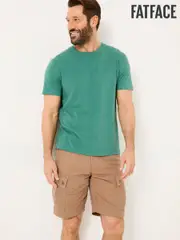 FatFace Breakyard Mid Brown Cargo Shorts (E80222) | $114