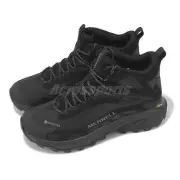Merrell Moab Speed 2 Mid GTX Gore-Tex Vibram Black Men Outdoors Shoes J037501