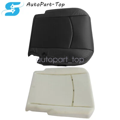 For 09-18 Dodge Ram 1500 2500 Driver Side Seat Bottom Foam Cushion + Seat Cover