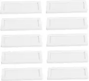 FUNNETOYU Library Card Holders 10 Pcs Magnetic Label Holders Office File Label Folder Index Card Sleeves