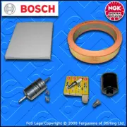 SERVICE KIT for VW POLO (6N) 1.0 8V AER ALL OIL AIR FUEL CABIN FILTER PLUG 96-99