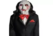 Halloween Saw Billy the Puppet Posable Prop Latex Trick Or Treat Studios