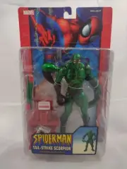 Spider-Man Tail-Strike Scorpion Metallic Variant Action Figure Toy Biz 2005 MOC