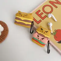 在飛比找ETMall東森購物網優惠-小豬漢堡藍牙耳機保護套airpods保護殼創意適用于蘋果藍牙