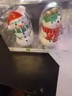 NEW Snowmen Holiday Salt And Pepper Shakers