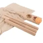 1WOODEN NON-STICK ROLLING PIN PASTRY CAKE DOUGH KITCHEN BAKING TOOL