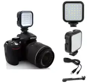 Compact LED Light Kit With Power Set For Nikon D3500 D850 D810 D750 D610
