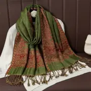 Luxury Brand Autumn Cashmere Pashmina Shawl Lady Wrap Warm Winter Scarves Design