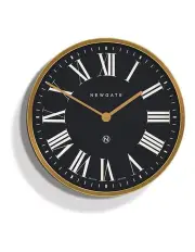 [Newgate] Mr Butler Wall Clock in Radial Brass Multi