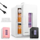 Mini Fridge for Bedroom, 15 Litre/21 Cans Portable Mini