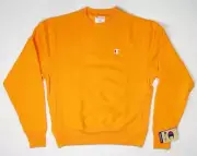 Champion Reverse Weave Sweatshirt Men’s Crewneck Orange Size X-Small NWT