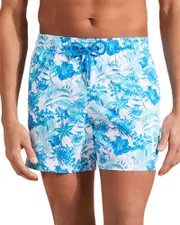 Vilebrequin Moorea Tahiti Flowers Stretch 4.5 Inseam Swim Trunks