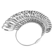 NuLink Ring Sizer Measuring Tool Stainless Steel Finger Rings Gauge 0-13...