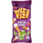 Wizz Fizz Marshmallow Sherbet Cones 84g X 2