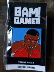 MIP- BAM! GAMER Mike Tysons Punch-Out, Collectable Enamel Pin/ Limited Release