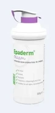 Epaderm Cream 500g - Hydration of dry skin conditions such as Eczema & Psoriasis