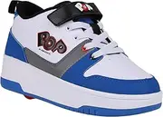 Heelys POP 5 Wheeled Heel Shoe, Blue/White/RED, 5 US Unisex Big Kid, Blue/White/Red, 5 Big Kid