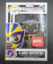 Funko Pop! Marvel Lucha Libre Edition: El Animal Indestructible with Protector
