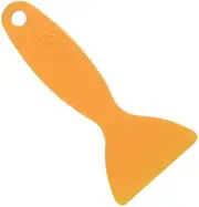 Gatuida 2sets Scraper for DIY Handwork Makrolon Material Easy to Apply Glue Simple Design Yellow Color 5pcs*2