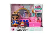 LOL Surprise Beauty Booth Playset with Her Majesty Collectible Doll and 8 Surprises