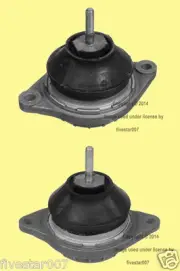 Left + Right Engine Motor Mount Support Bushing Mounting Set Kit for Audi w/ A/C (for: Audi)