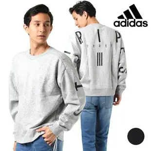 2019 11月 ADIDAS M S25 SWT CREW MGREYH 長袖上衣 灰黑 大學T ED1991