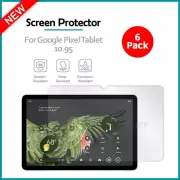 6-Pack LCD Ultra Clear HD Screen Protector for Android Google Pixel Tablet 10.95