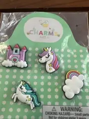 Shoe Charms Crocs Unicorn Castle Rainbow Cloud Target Bullseye (BRAND NEW)
