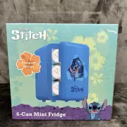 Rare! Disney Stitch 6 Can Mini Fridge Factory Sealed
