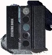 5-Color Dark Eyeshadow Palette, with Pearly, Matte and Smoky Shades