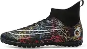 [IBLUON] Womens Men's Football Cleats Professional Soccer Boots for Youth Outdoor/Indoor