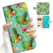 ( For Optus X Tap ) Wallet Flip Case Cover AJ23785 Pineapple