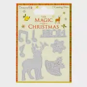Dovecraft Craft Dies THE MAGIC OF CHRISTMAS 7 Pieces DCDIE083x17