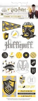 Paper House Harry Potter Foiled Stickers 8"X3"-Hufflepuff House Pride STFE0038