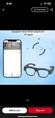 4K Smart Bluetooth Glasses with Camera, 16GB Storage, Multifunctional Video Reco
