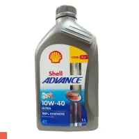 在飛比找樂天市場購物網優惠-Shell ADVANCE 4T 10W40 全合成機油 殼